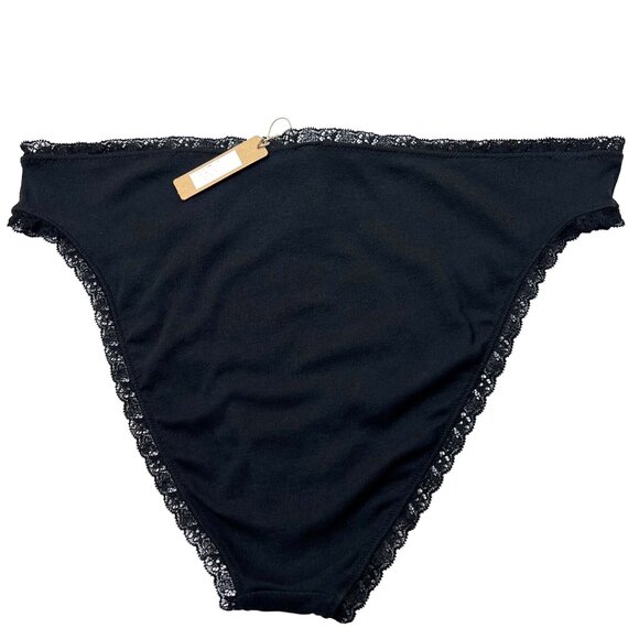 SKIMS Lace Pointelle Cheeky Brief Lot of 2 Sky Onyx Womens 4X - Picture 6 of 13
